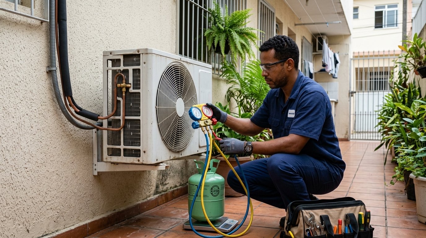 Recarga de gás de ar condicionado em Macaé‑RJ