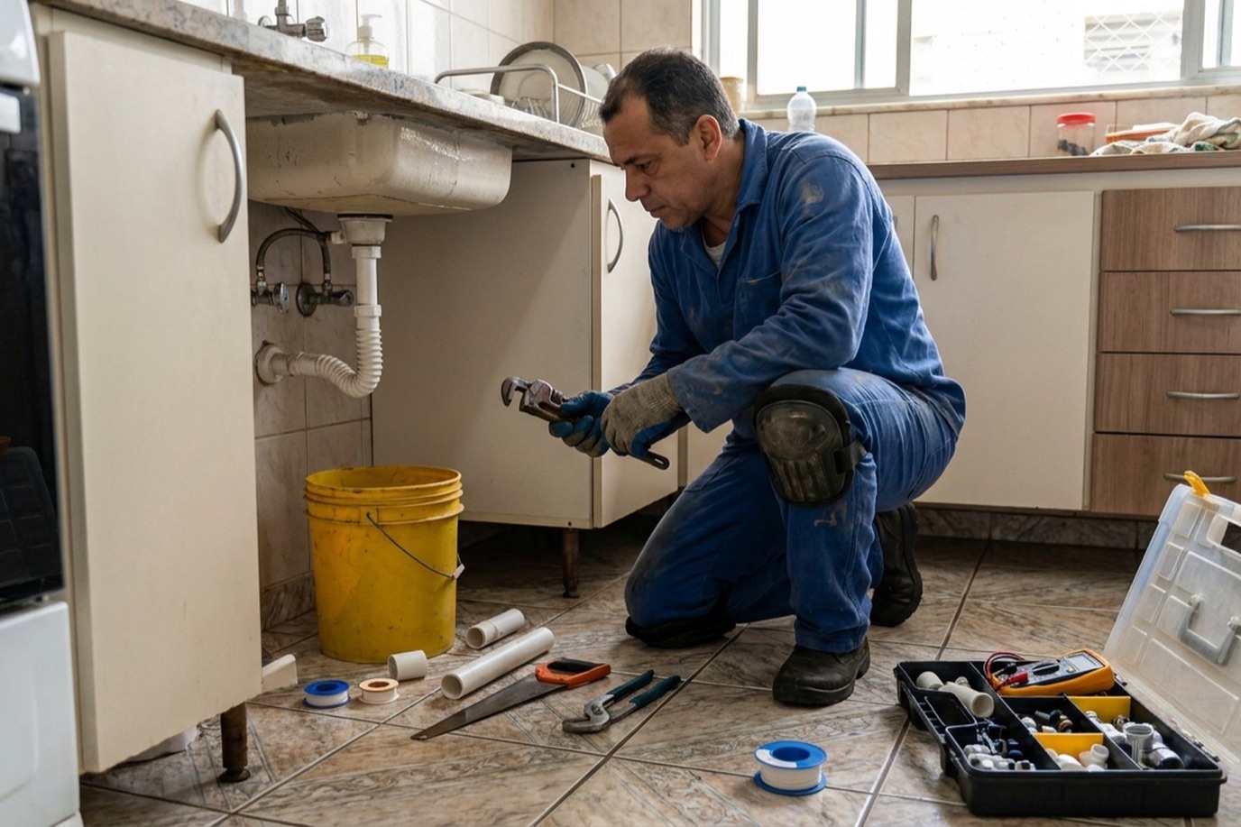 Reparo hidráulico no trecho do vazamento em Ipatinga‑MG
