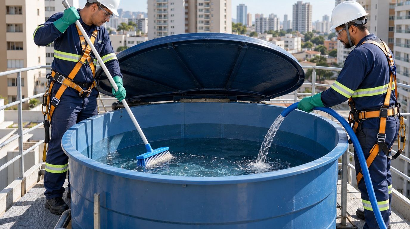 Caixa d'água de condomínio limpa Perto de Mim