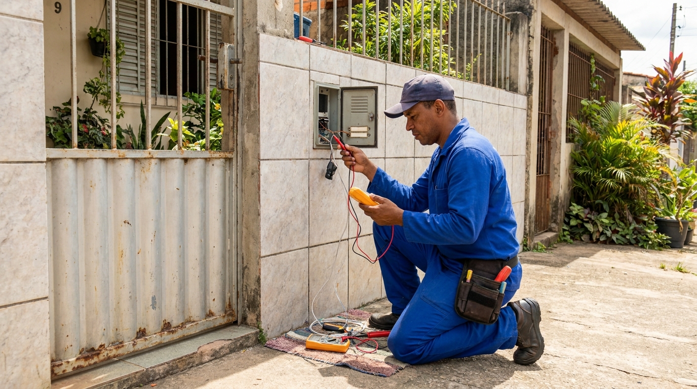 Interfone residencial em conserto perto de mim