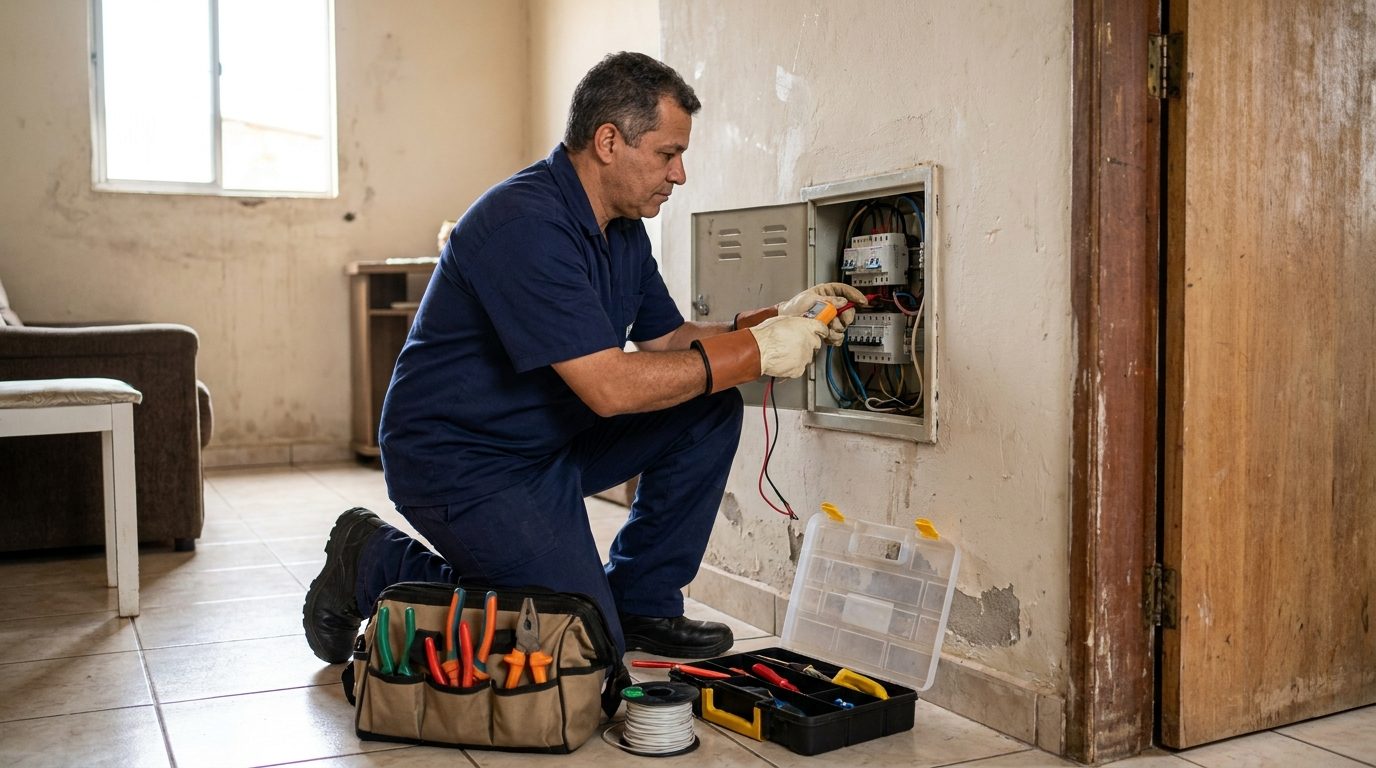 Instrumentos de medição usados pelo eletricista