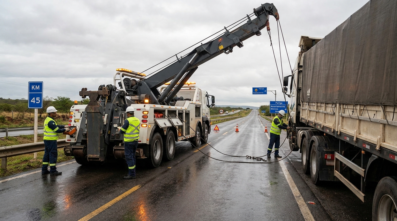 Caminhão de guincho 24h em Juiz de Fora‑MG
